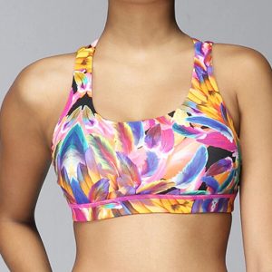 Multicolored Sublimated Sports bra