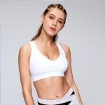 Cool Keyhole White Sports Bra