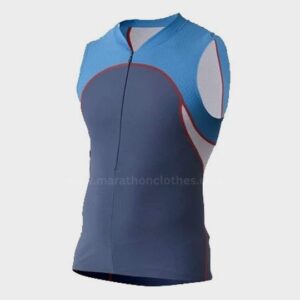 wholesale blue and grey color block marathon tank top suppliers