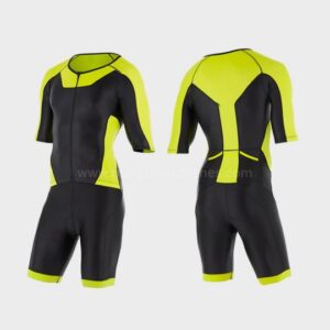 wholesale blue black neon triathlon suit