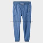 wholesale blue jogger marathon pants manufacturer