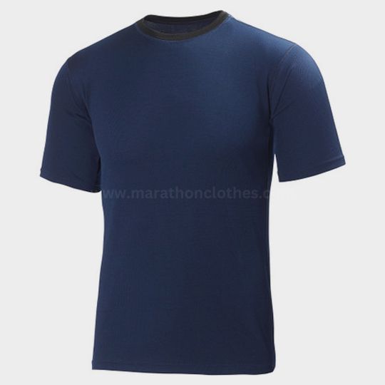 Blue Short Sleeves Marathon T-Shirt Supplier wholesale blue short sleeves marathon t-shirt manufacturer