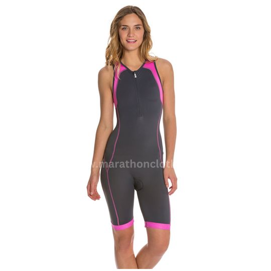 Bulk ladies marathon black pink triathlon suit wholesale ladies marathon black pink triathlon suit manufacturer