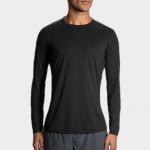 Marathon matte finished black long sleeve tee