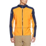 wholesale men's yellow and blue performance marathon jacket