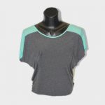 wholesale marathon grey duo toned short sleeve tee supplier