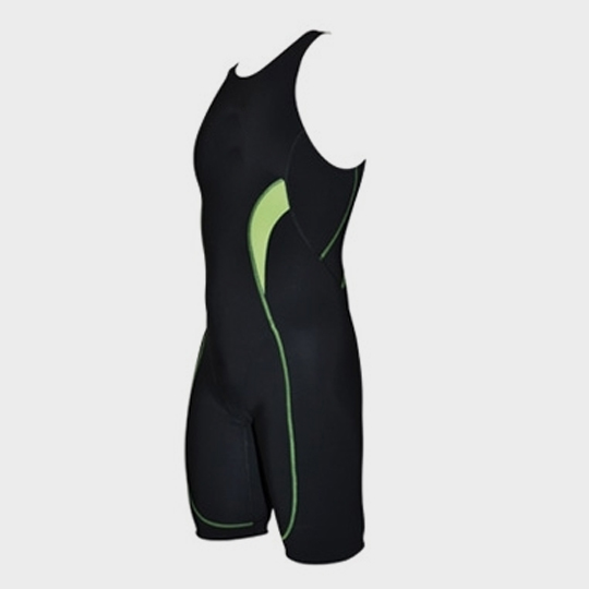bulk black and green triathlon suit supplier