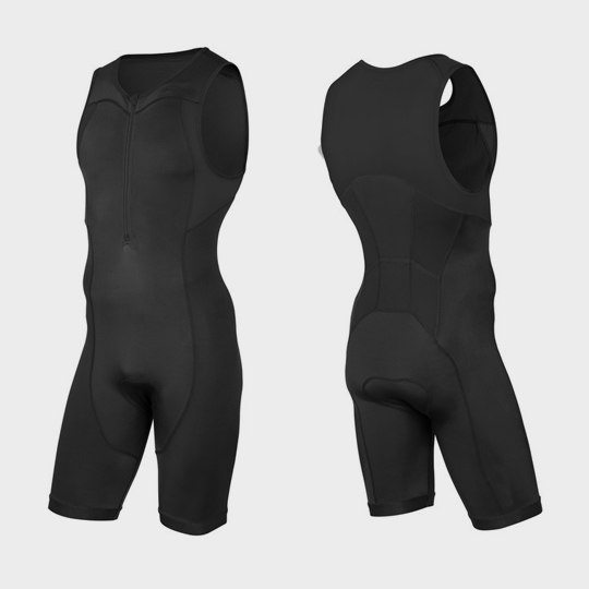bulk black color block triathlon suit distributor