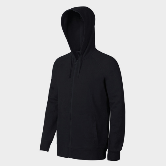 black hooded marathon jacket manufacturer usa