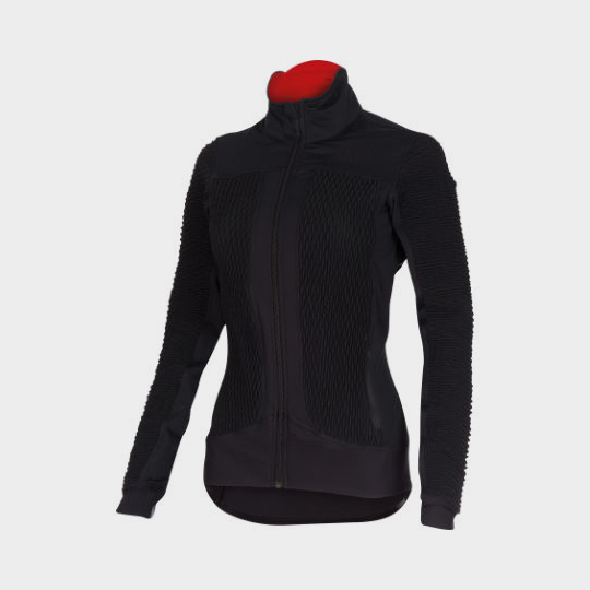 wholesale black polo neck marathon jacket