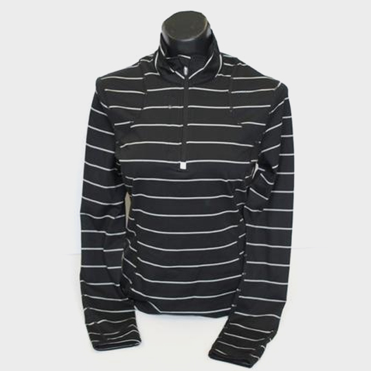 bulk black striped long sleeves marathon t-shirt supplier
