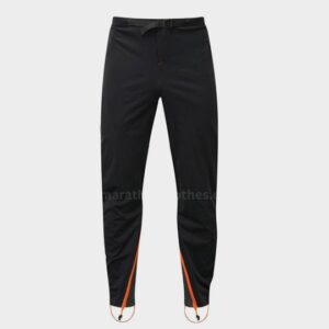black with orange lining marathon pants manufacturer