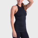 bulk marathon black zipped tank top supplier