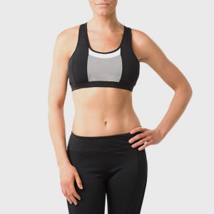 wholesale marathon black and white sports bra manufacturer