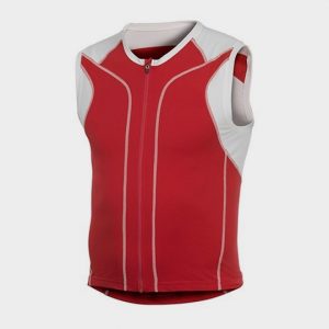 White and Red Short Sleeves Marathon T-shirt Manufacturer USA