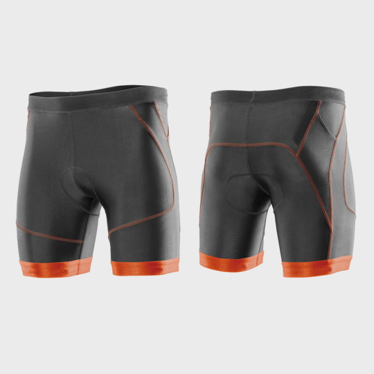 Grey and Red Marathon Shorts Supplier