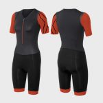 bulk grey red and black triathlon suit manufacturer