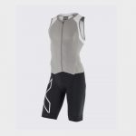 wholesale grey white and black triathlon suit supplier