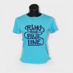 bulk marathon aqua blue short sleeve tee supplier