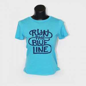 bulk marathon aqua blue short sleeve tee supplier