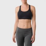 wholesale marathon jet black sports bra supplier