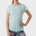 wholesale Marathon mint green short sleeve tee supplier