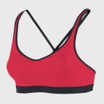 wholesale marathon red and black sports bra manufacturer