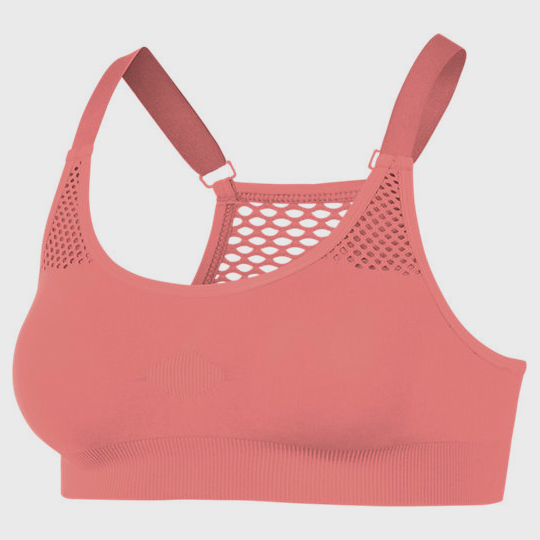 wholesale marathon subtle pink sports bra manufacturer