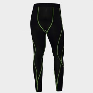 Neon Green Piping on Black Marathon Pants Supplier