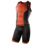 men's black orange perform trisuit manufacturer