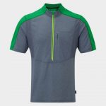Grey and Green Shorts Sleeve Tee Manufacturer