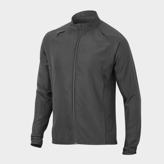 wholesale plain grey marathon jacket supplier