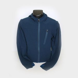 trendy navy blue hoodie marathon jacket distributor usa