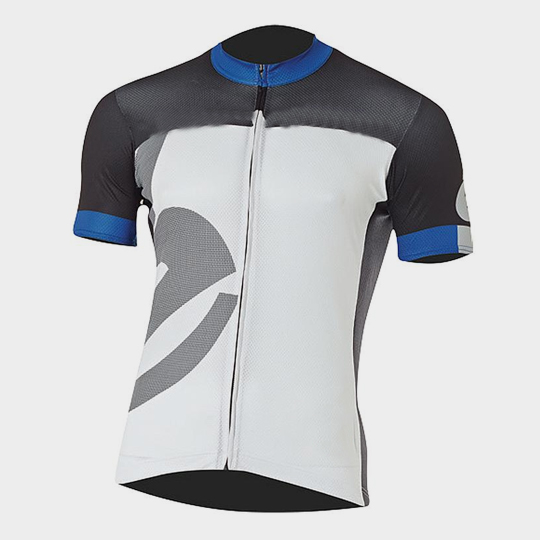 White Black and Blue Short Sleeves Marathon T-shirt Manufacturer