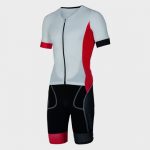 bulk white black and red triathlon suit supplier