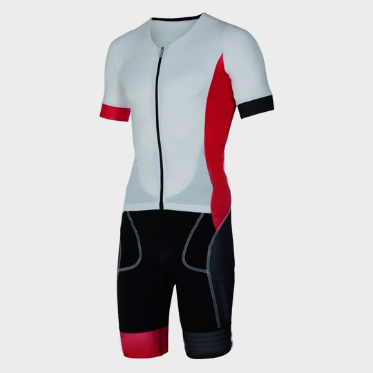 bulk white black and red triathlon suit supplier