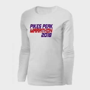 wholesale white slogan long sleeves marathon t-shirt supplier