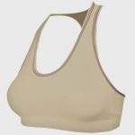 marathon beige halter neck sports bra distributor