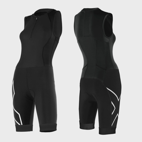 marathon sleeveless black zipped up triathlon suit distributor usa