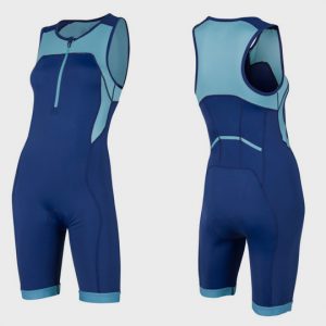 wholesale light and navy blue triathlon suit manufacturer