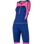 wholesale women pink navy active trisuit