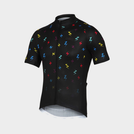wholesale-black-multi-color-short-sleeves-marathon-t-shirt