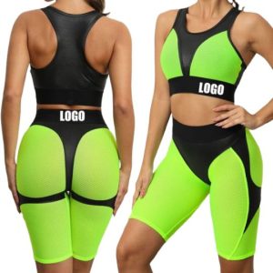 neon compression running sports bra suppliers